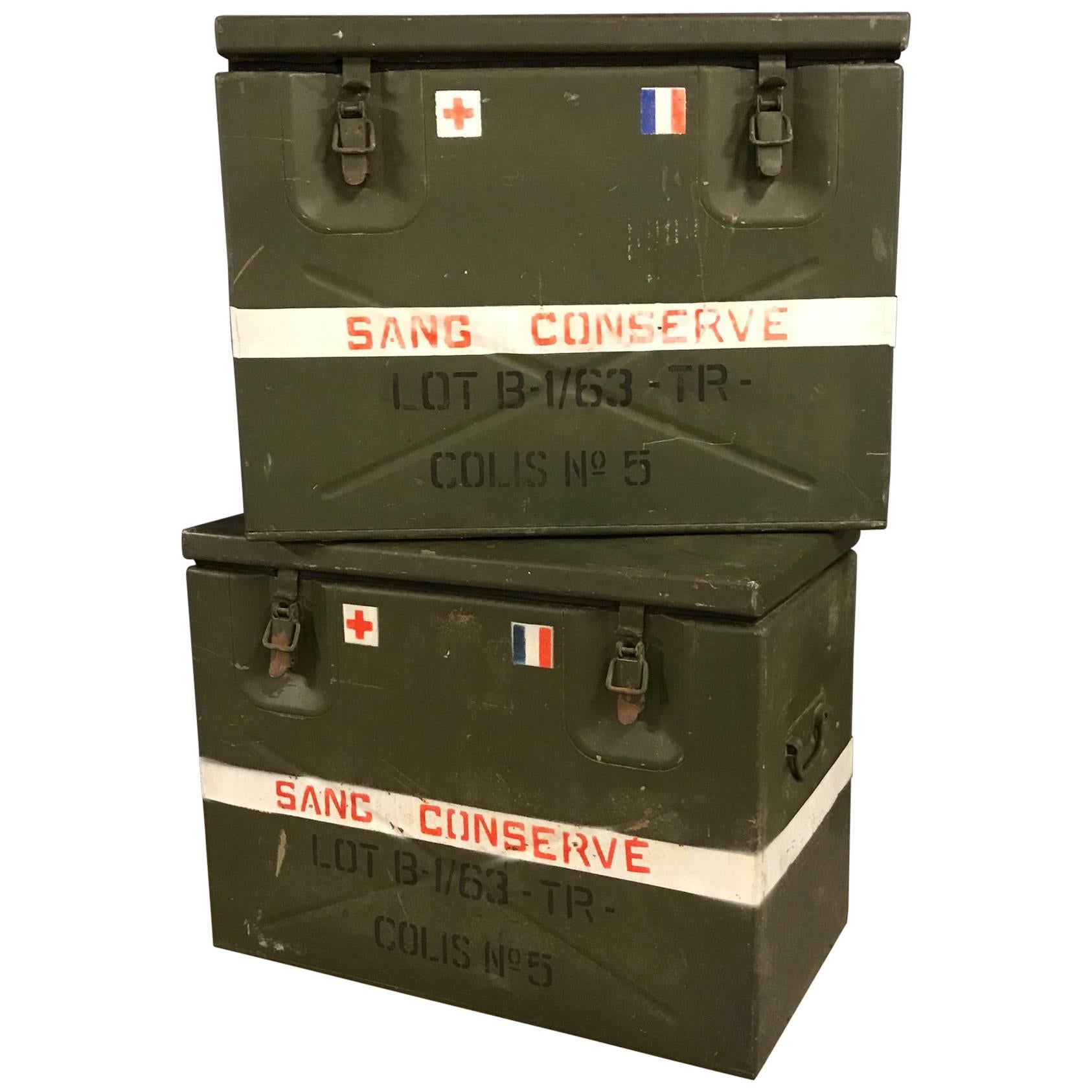 French Army Medic Cool Box