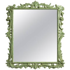 Early George III Painted Mirror Antique Early George III Painted Mirror