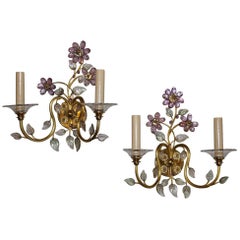 Pair of French Gilt Sconces