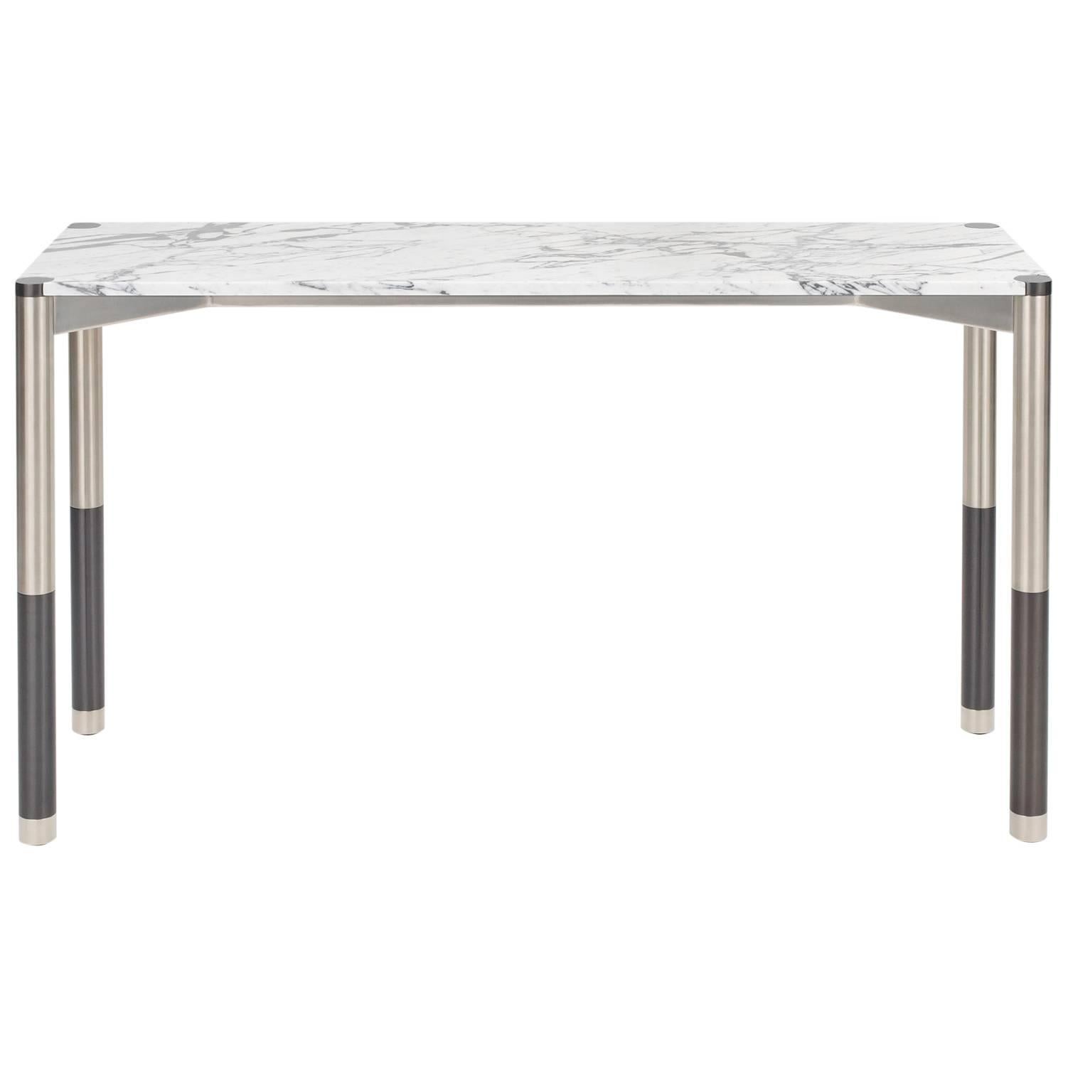 Nova Console Table with Marble Top by AVRAM RUSU STUDIO