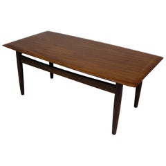 1960s Solid Teak Mid-Century Modern Coffee Table by Jan Kuypers