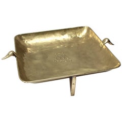 Brass Austrian Christmas Tray