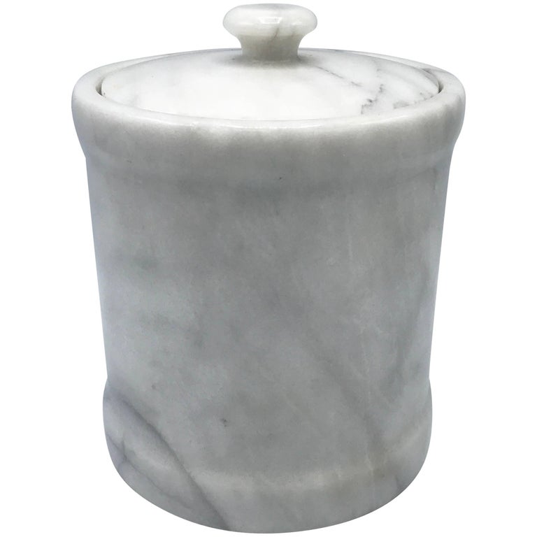 1960s Italian Marble Ice Bucket Wine Chiller at 1stDibs