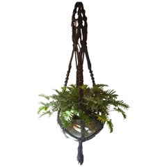 Porte-plante en macramé personnalisé