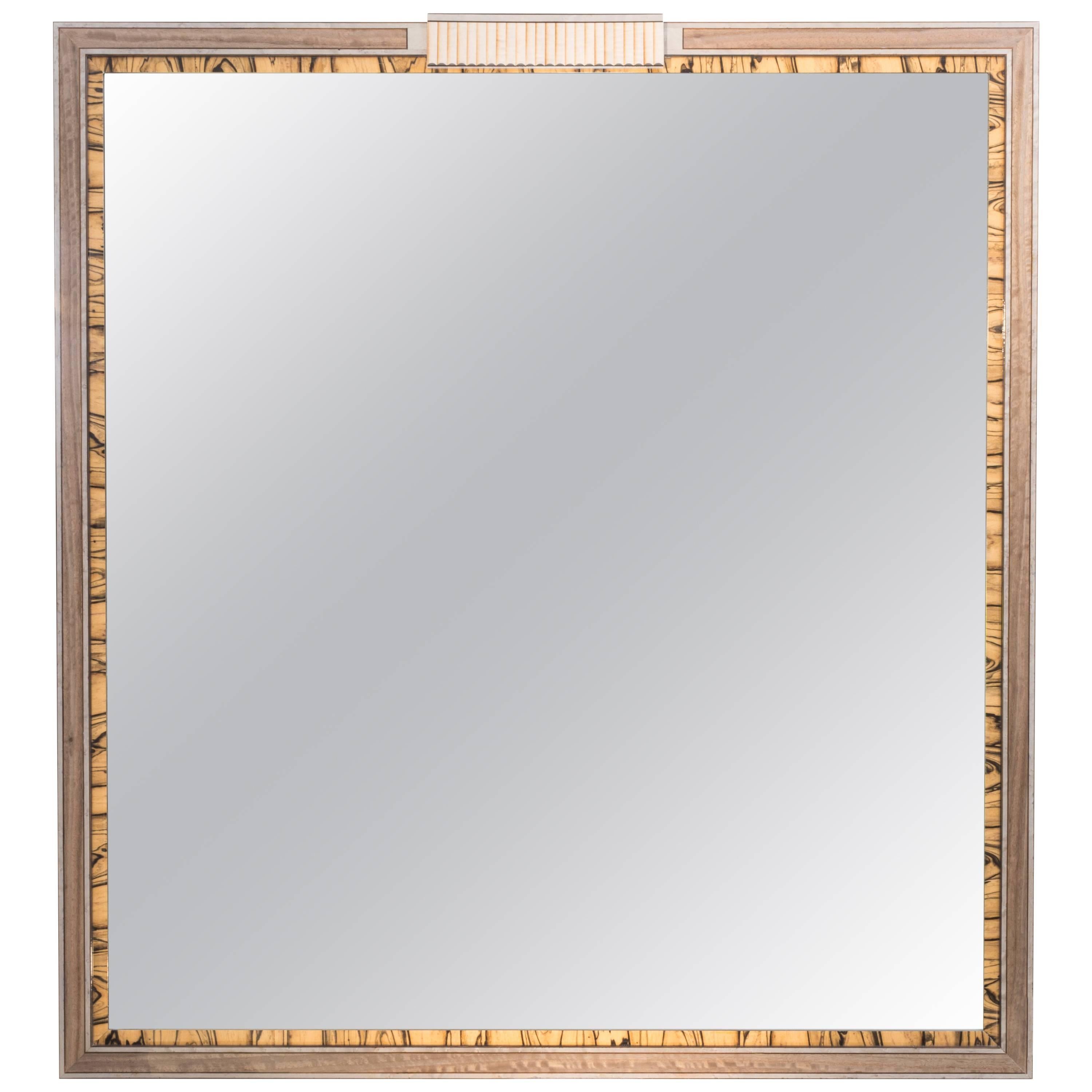 Silver Maple Excelsior Mirror For Sale