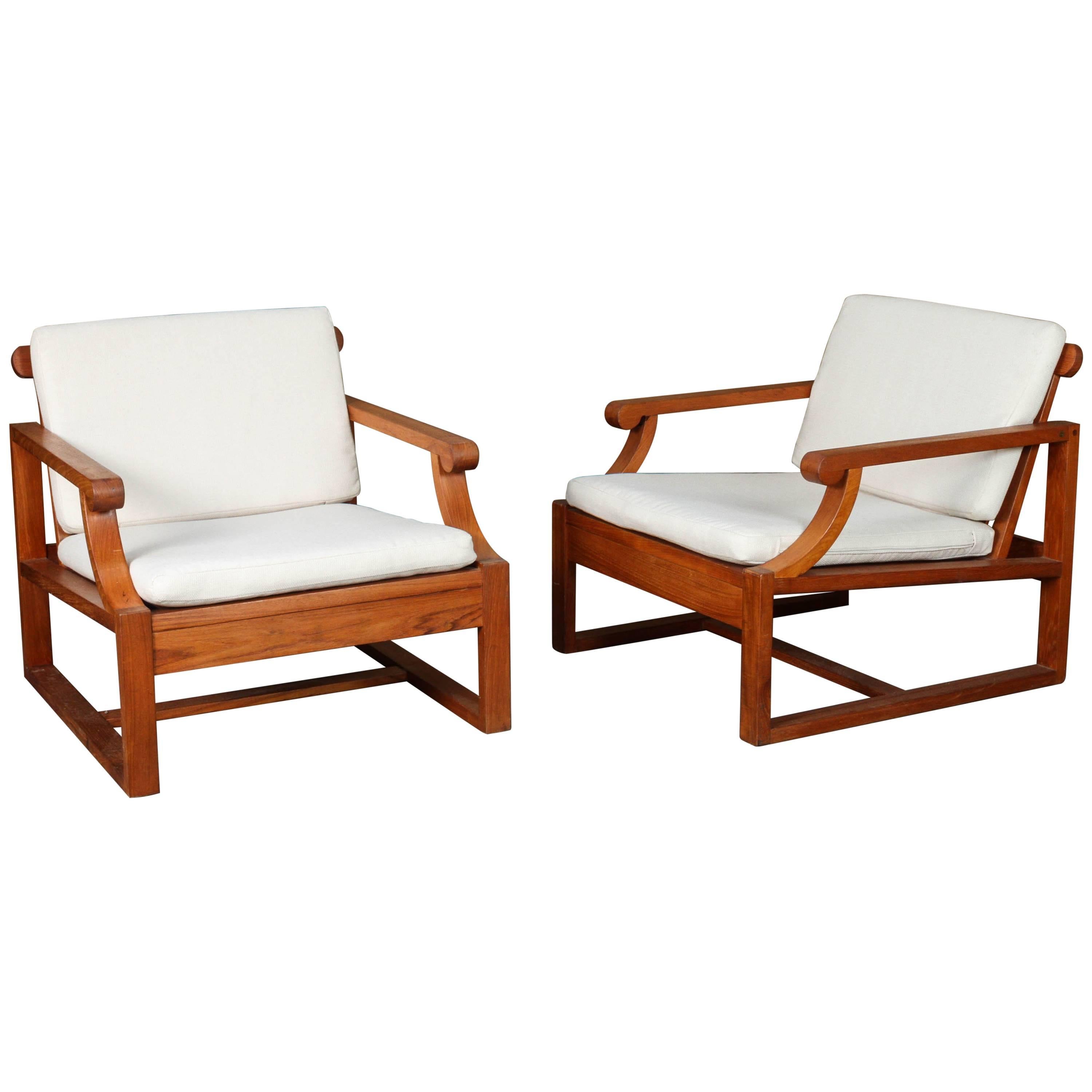 Kipp Stewart Caramel by the Sea Lounge Chairs For Sale