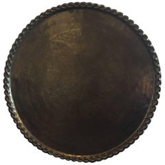 Brass Tray with Paisley Design 2