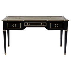 Antique French Louis XVI-Style Ebonized Desk 3