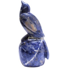 Late 19th Century French Lapiz Lazuli Bird Sculpture