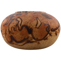 Unique Ceramic Vase by Sten Lykke Madsen for B&G, Bing & Grondahl