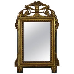 Small 19th Century French Louis XVI Style Mirror
