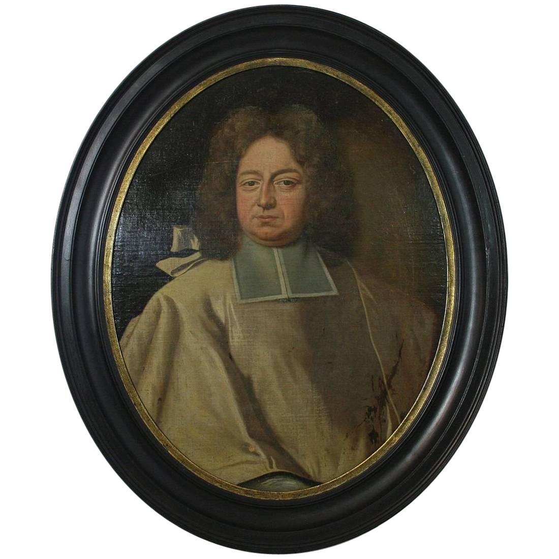 Large 18th Century, French Oil Portrait