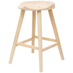 Merlin Hardwood Bar Stool Handmade by Pennsylvania Dutch Craftsmen 10