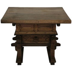 Rare 17th Century Swiss Merchant / Banker Table