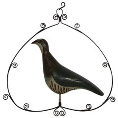 Unique 19th Century French Shop Sign with a Grouse 5