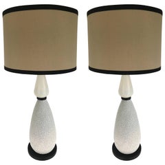 Pair of Midcentury Ceramic Table Lamps