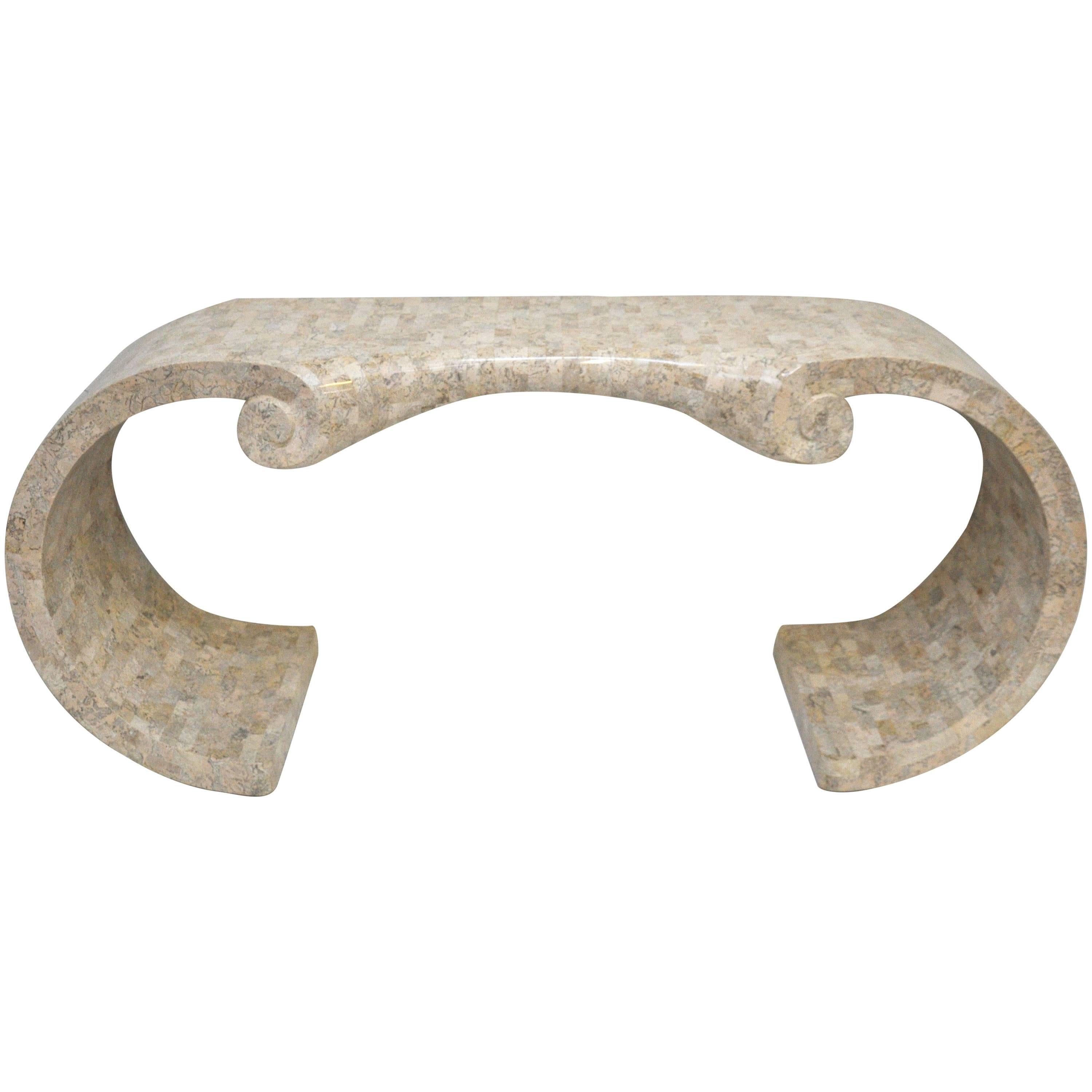 Maitland-Smith Tessellated Console