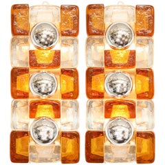 Pair of Poliarte Sconces, Made in Milan in 1970 Pair of Poliarte Sconces, Made in Milan in 1970