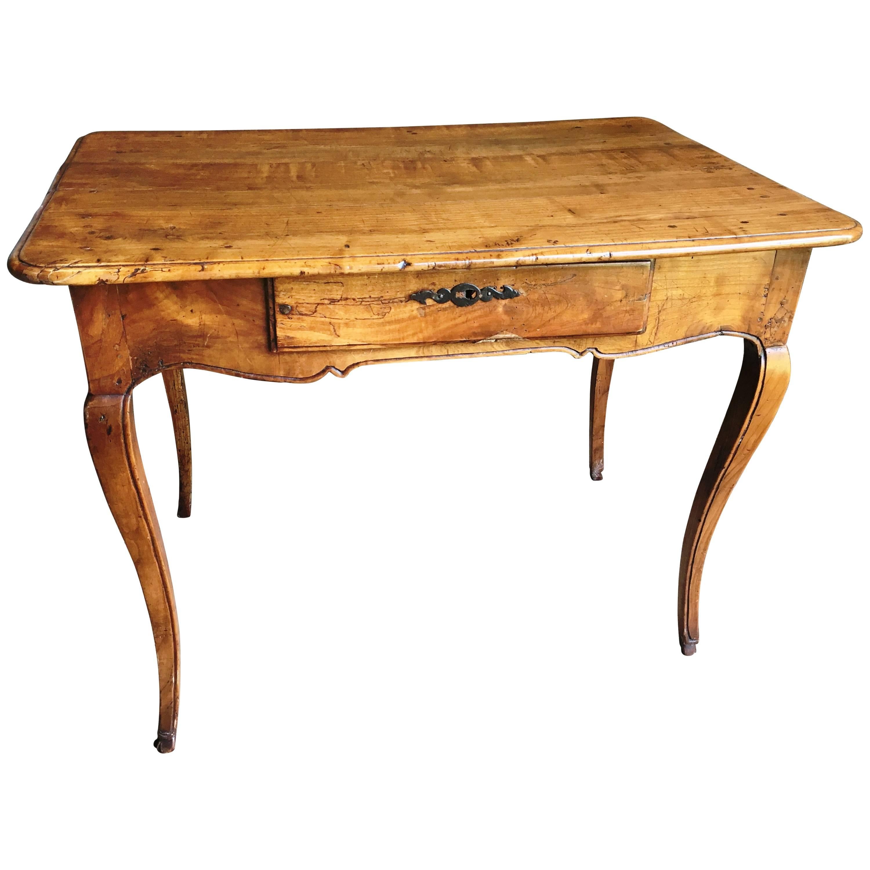 Louis XV Period Fruit-Wood Side Table