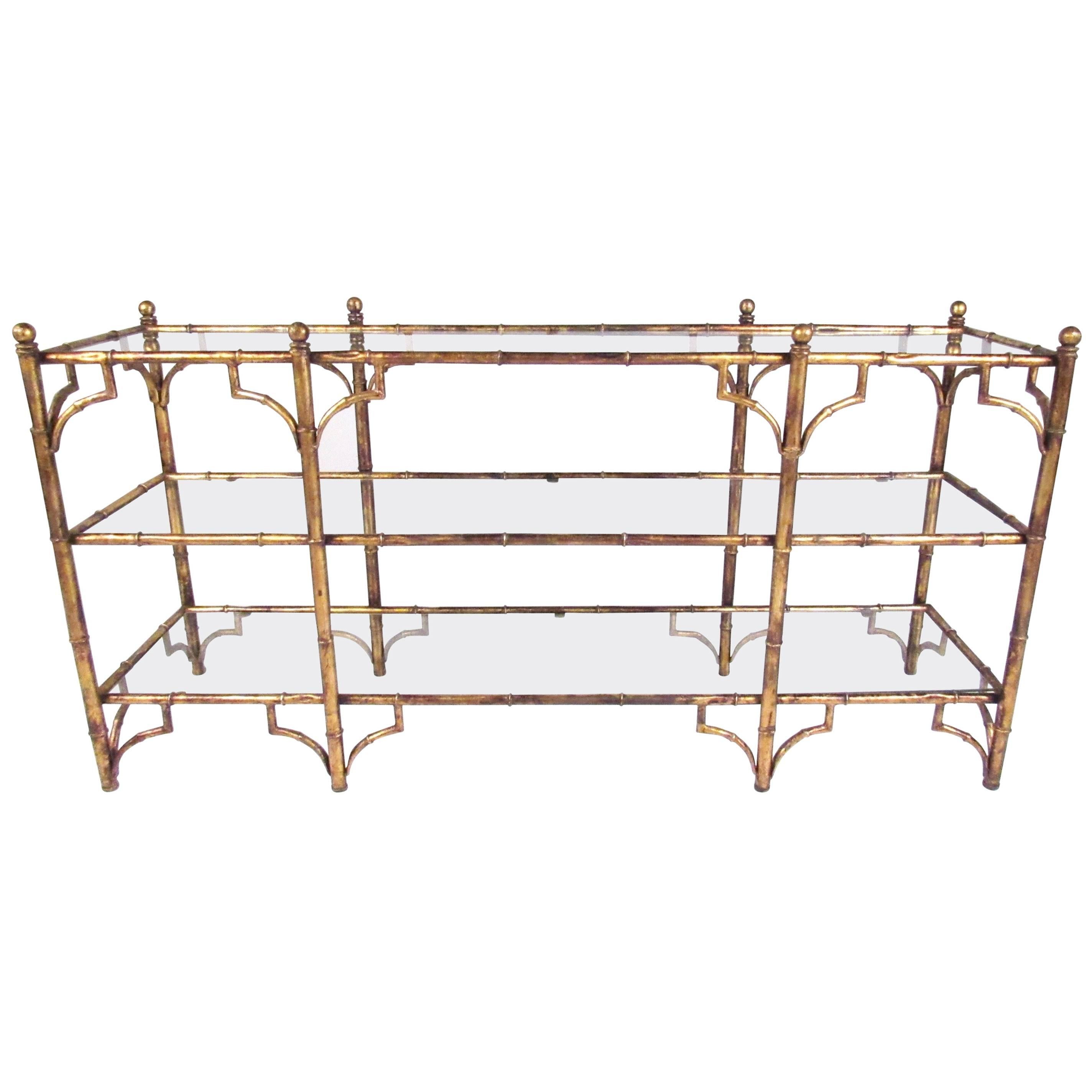 Contemporary Modern Decorator Style Display Table