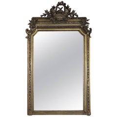 19th Century Napoleon III Period Neoclassical Gilded Mirror