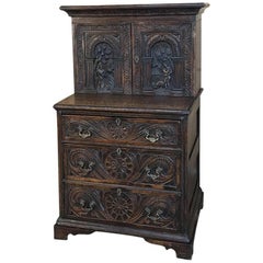 18th Century French Petit Renaissance Two-Tiered Cabinet Commode