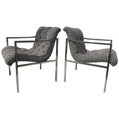 Vintage Stow & Davis Scoop Chairs 