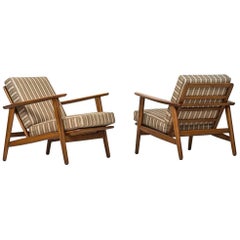 Hans Wegner Easy Chairs Model GE-233 by GETAMA in Denmark