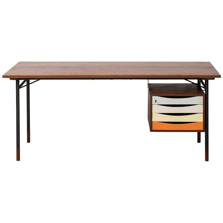 Finn Juhl Desk Model Bo 69 By Bovirke In Denmark For Sale At 1stdibs