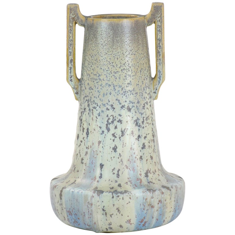 Antique Art Nouveau Sandstone Vase by Jean Langlade, France at 1stDibs