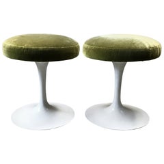Set of Two Eero Saarinen Tulip Stools