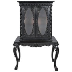 Anglo-Indian 19th Century Ebony Cabinet