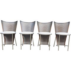 Set of Four Chairs, Belgo Chrome, World Expo, Mid-Century Modern