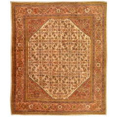 Late 19th Century Antique Persian Sultanabad Rug