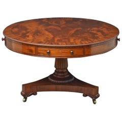 William IV Revolving Drum Table in Mahogany