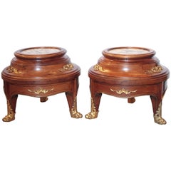 Antique 19th Century French Empire Plant Stands