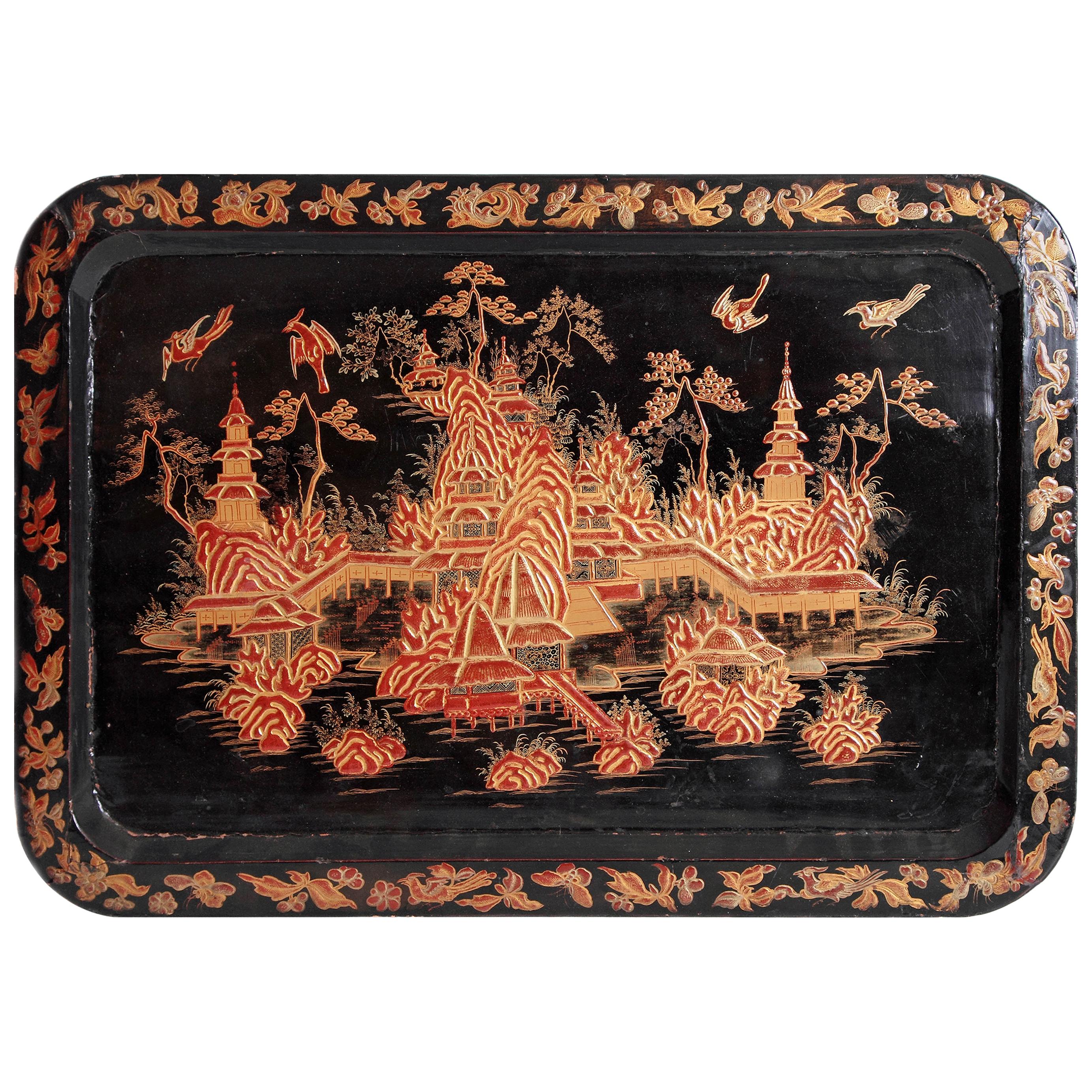 Vintage Lacquer Tray