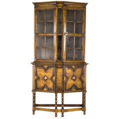 Antique Display Cabinet Arts & Crafts Scottish School, 1910 5