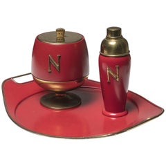 "N" Bar Set by Aldo Tura for Macabo