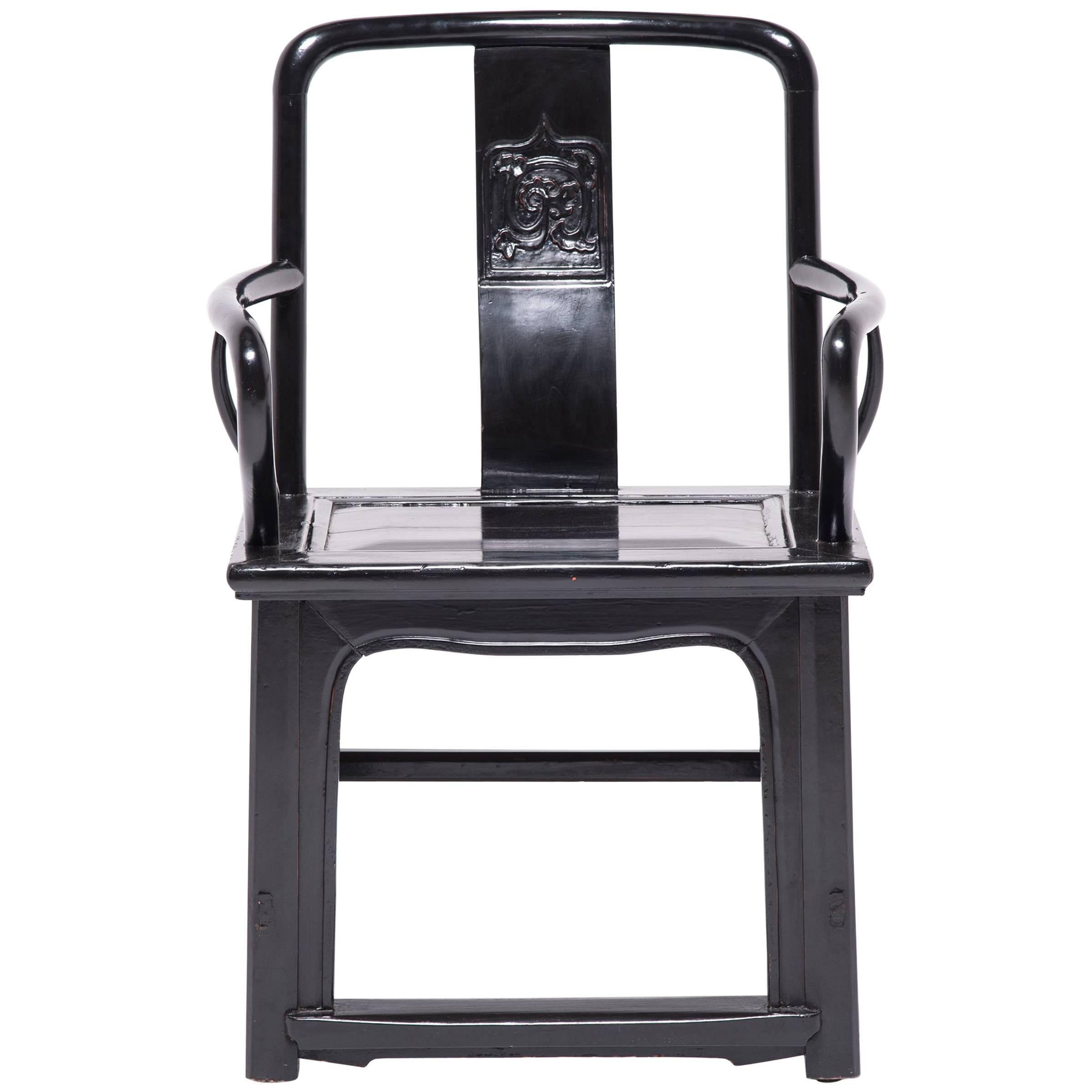 Chinese Black Guanmaoyi Chair