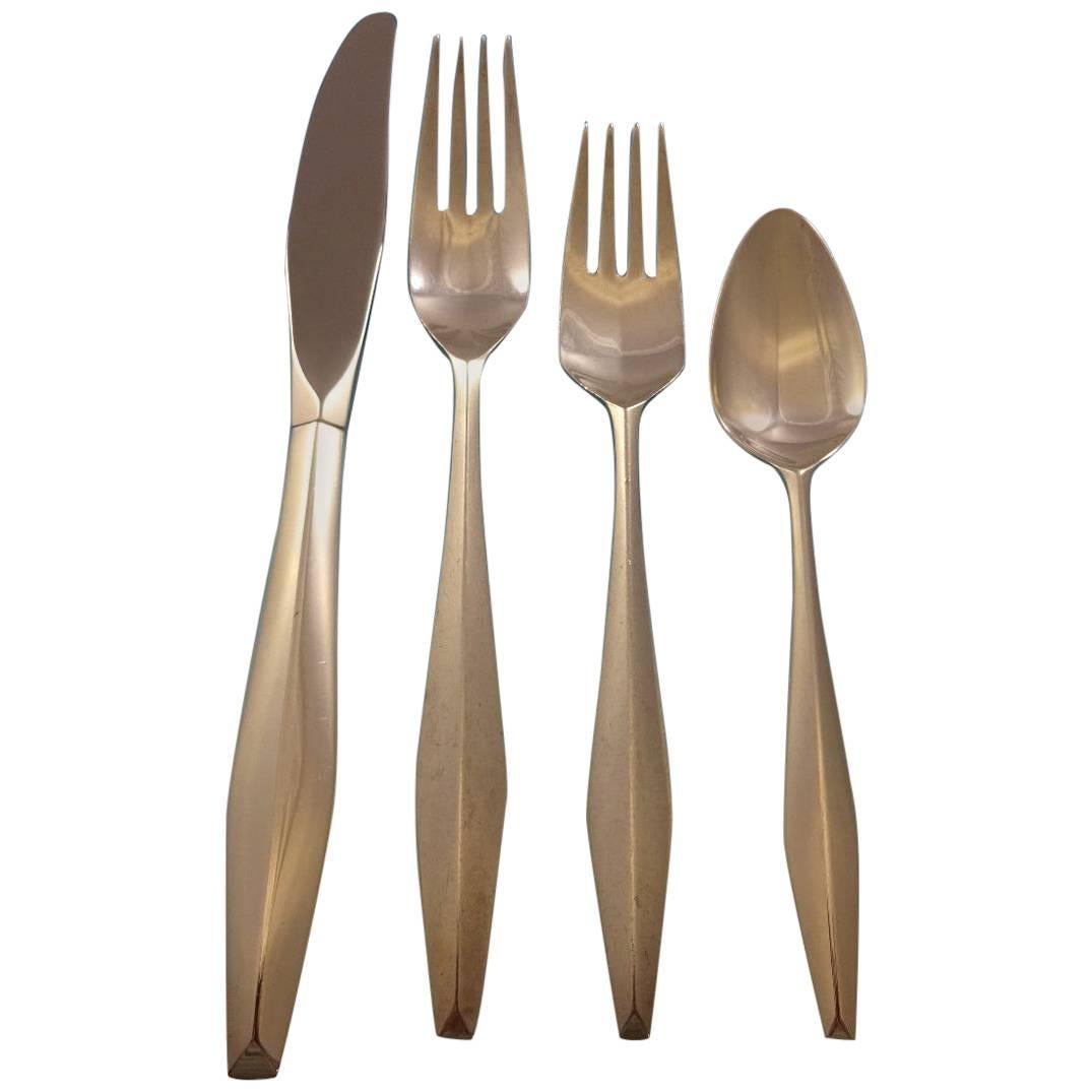 Diamond by Reed and Barton Sterling Silver Flatware Set for Eight Service