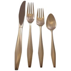 Diamond by Reed and Barton Sterling Silver Flatware Set for Eight Service