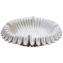 Marble Folded Rim Bowl, India, Contemporary 6