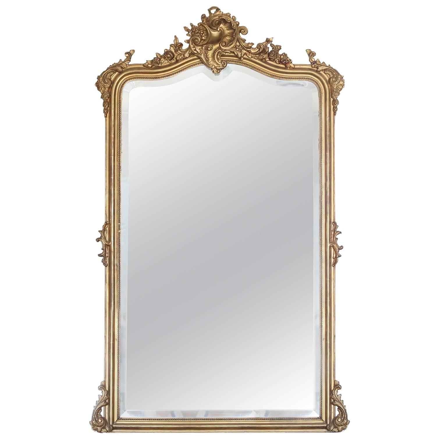 Antique Gilded Mirror, 1880