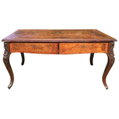 Magnificent French Writing Desk with Mother-of-Pearl Inlay