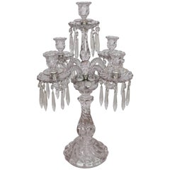 19th Century Baccarat Table Candelabra