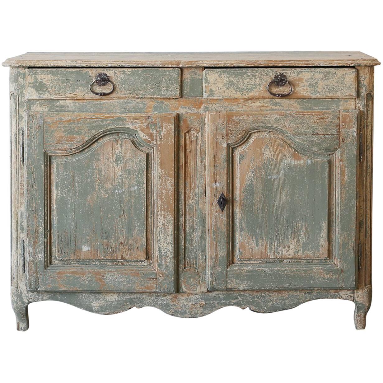 Antique Sideboard in Old Pine, 1800