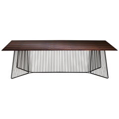 "Anapo" Chestnut, Macassar or Marble Top Table by Gordon Guillaumier for Driade