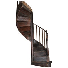 Antique 19th Century Beautiful Spiral Staircase