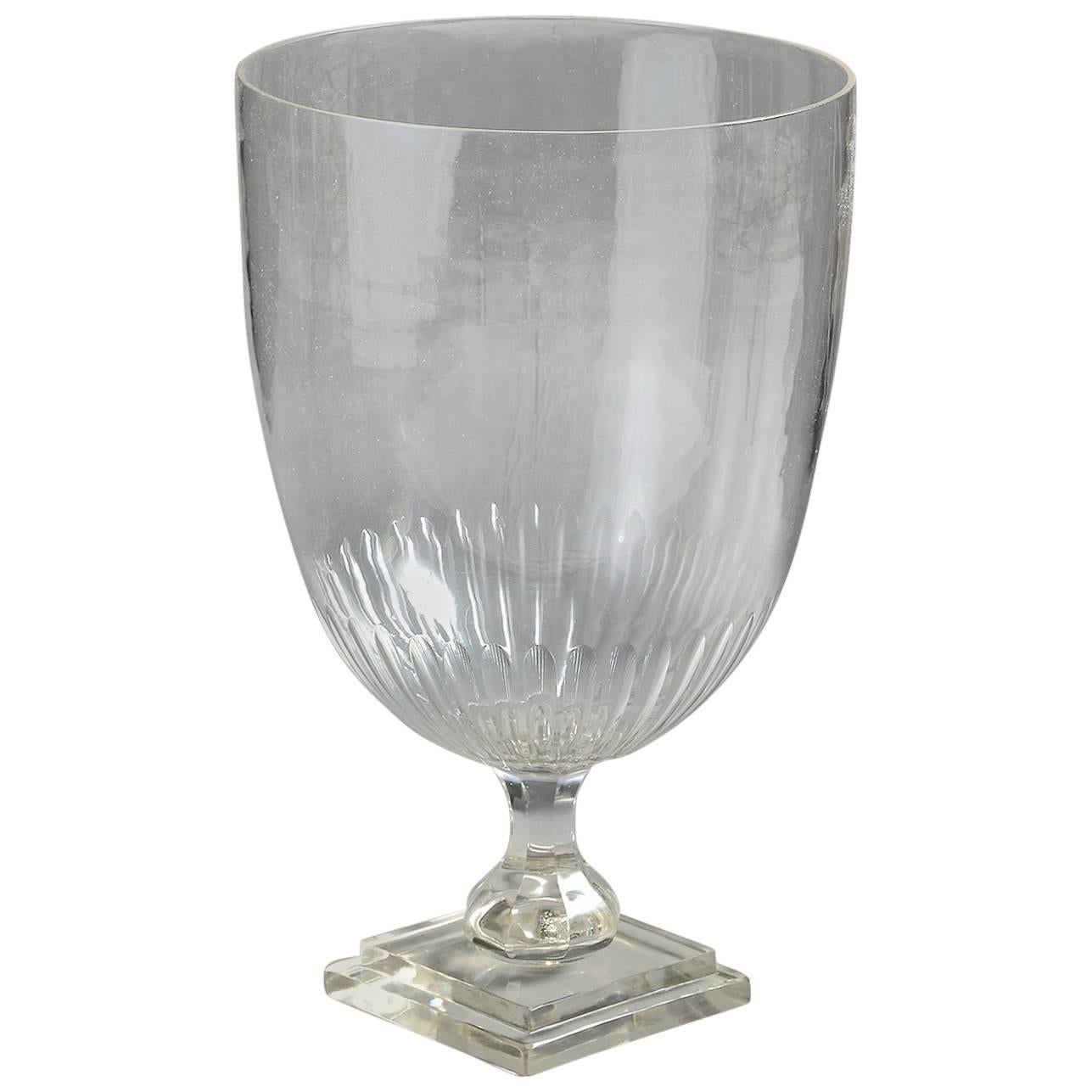 Large Cut-Glass Vase